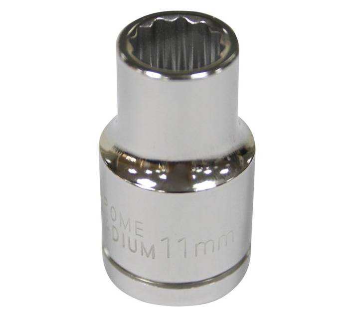 Mastercraft Â½" Drive 12 Point Socket (11mm)