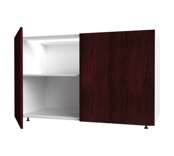Home and Kitchen Base Unit Wrap Cabinet - Mahogany (1200mm)