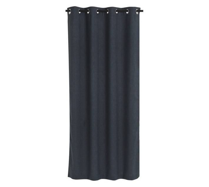 Design House Sublime Eyelet Curtain - Gulf Navy (2300 x 2500mm)