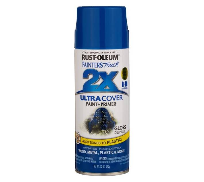 Rust-Oleum Spray Paint Touch 2X Ultra Cover - Gloss Deep Blue (340g)