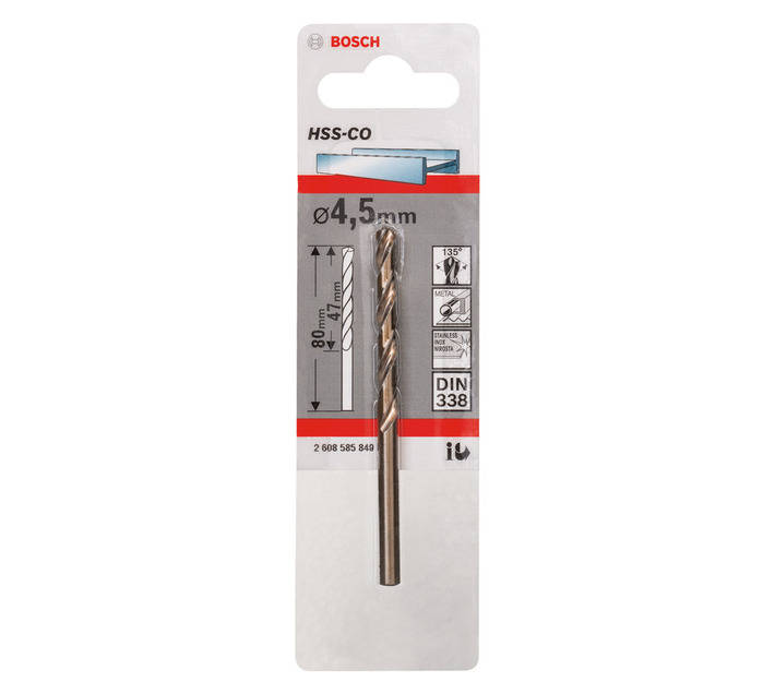 Bosch HSS 4.5 x 47 x 80mm Drill Bit