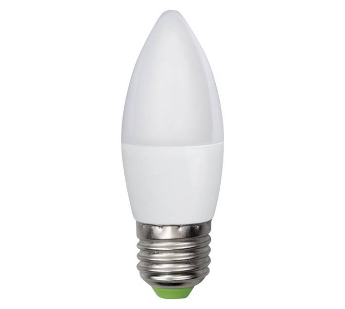 Lightworx 4 x LED E27 Candle Bulbs - Cool White (3w)