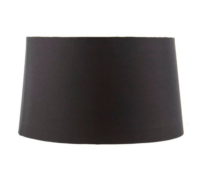 Design House Tapered Drum Lampshade - Black (440mm)