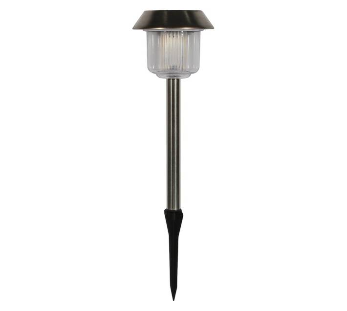 Eurolux LED Solar Light - Satin Chrome