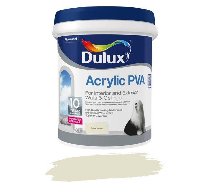 Dulux Acrylic PVA - Natural Hessian (20L)