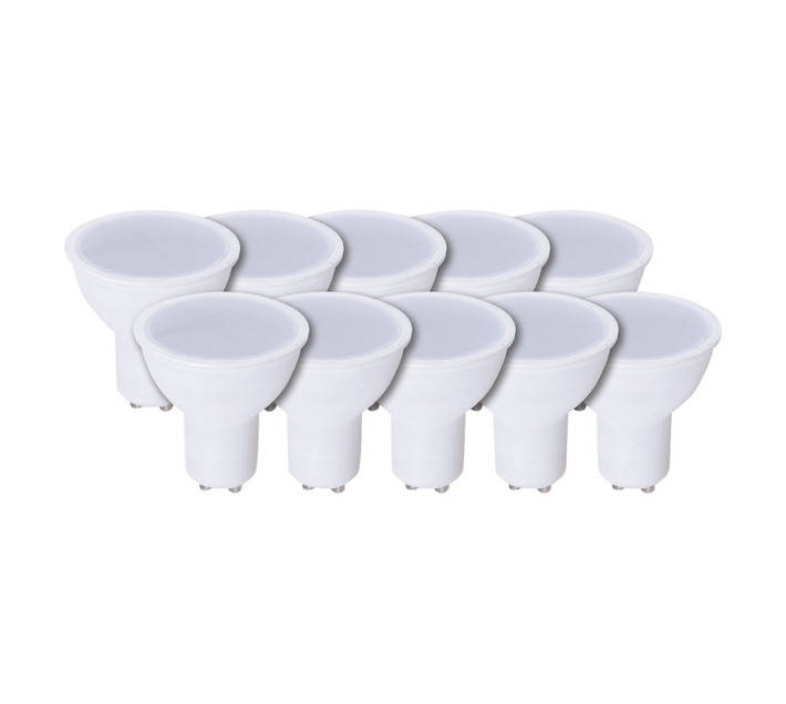 Elecstor 10 x GU10 Rechargeable LED Downlighters - Cool White (5W)