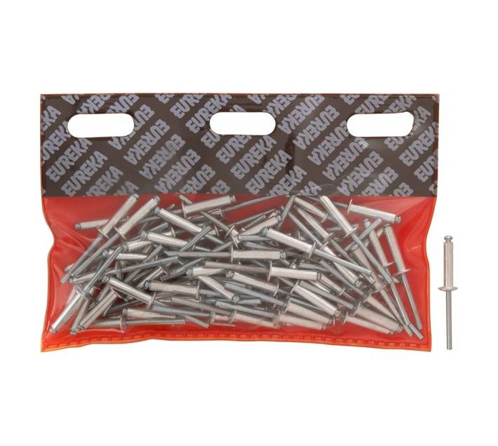Eureka 80 x Aluminium Open Blind Rivets (4.8 x 21mm)