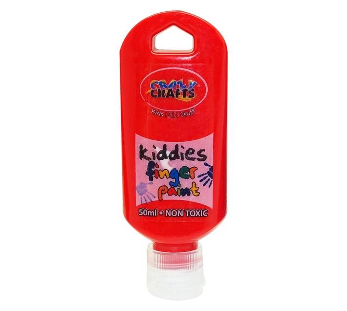 Acrilex Kiddies Finger Paint - Red (50ml)