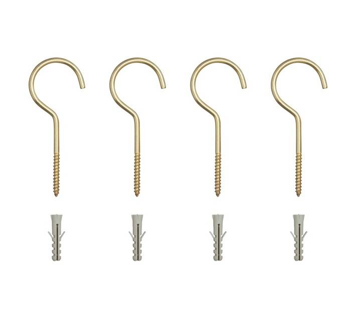 Eureka 4 x Large TH Cup Hooks and Plugs (50mm)