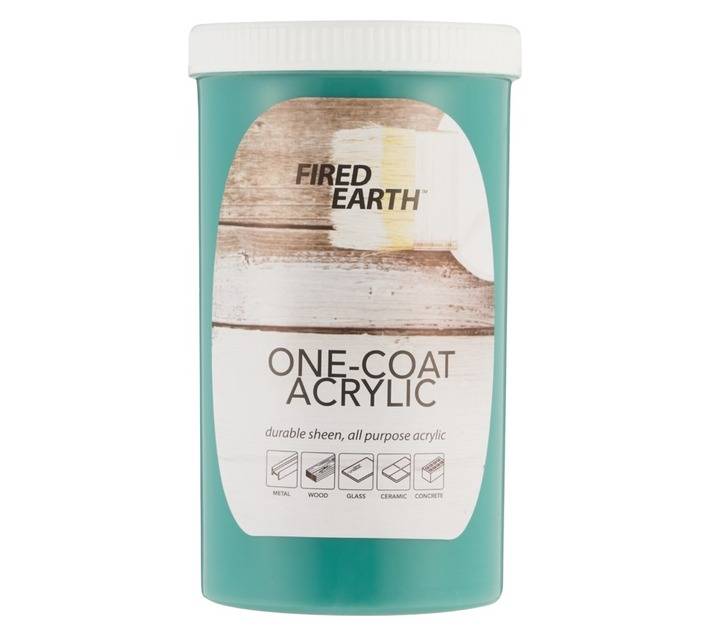 Fired Earth One Coat Paint - Dark Green (1L)