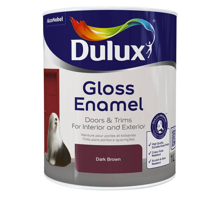 Dulux Gloss Enamel - Dark Brown (1L)