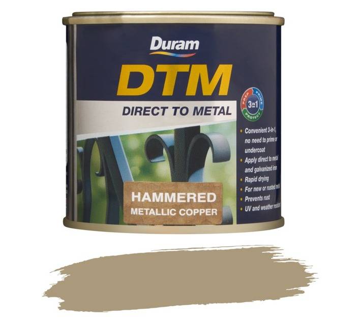 Duram DTM Hammered - Metallic Copper (250ml)
