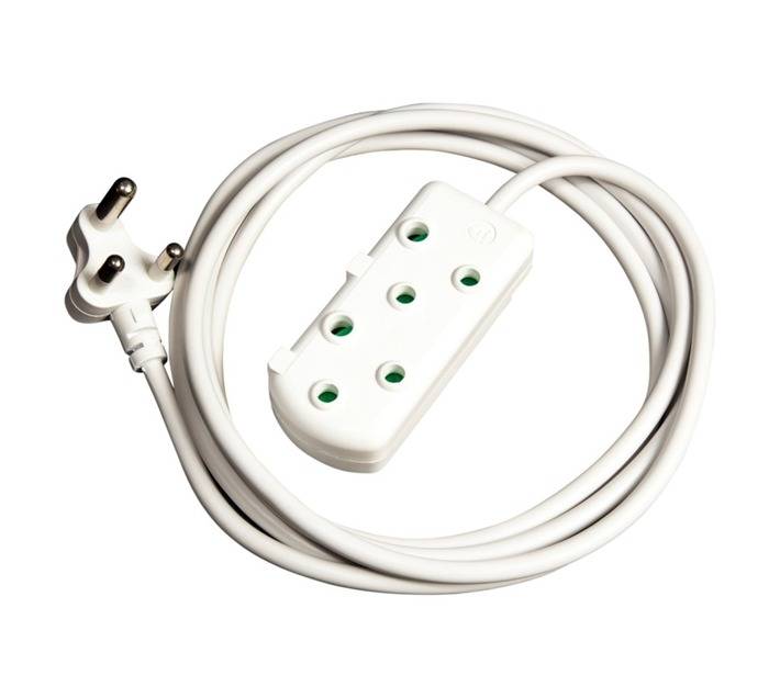 Electro Worx Extension Lead - White (3000 x 1.5mm)