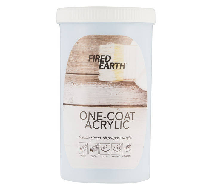 Fired Earth One Coat Paint - Light Blue (1L)