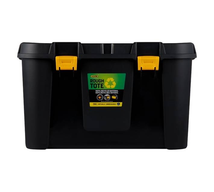 Addis Rough Tote Storage Box - Black (150 liter)