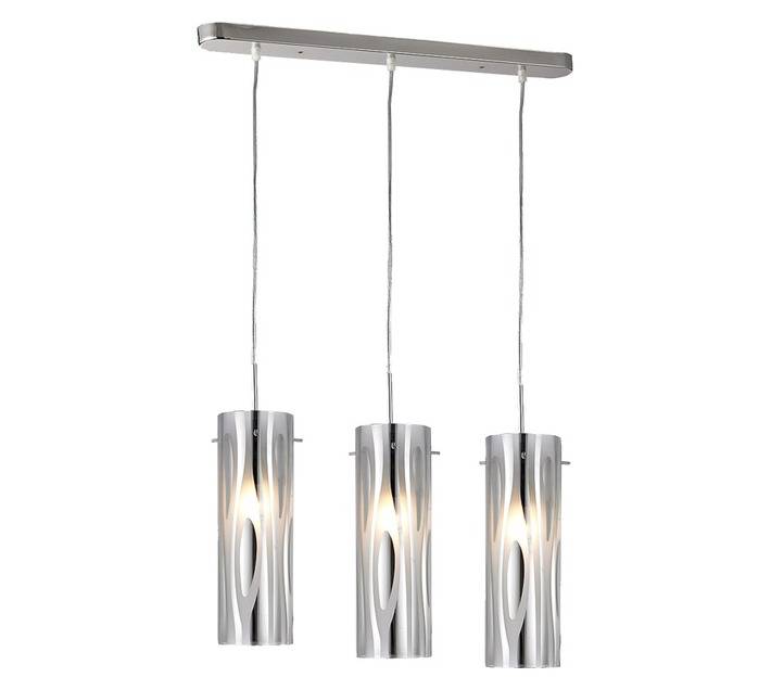 Radiant JH190 3-Light Island Pendant - Chrome