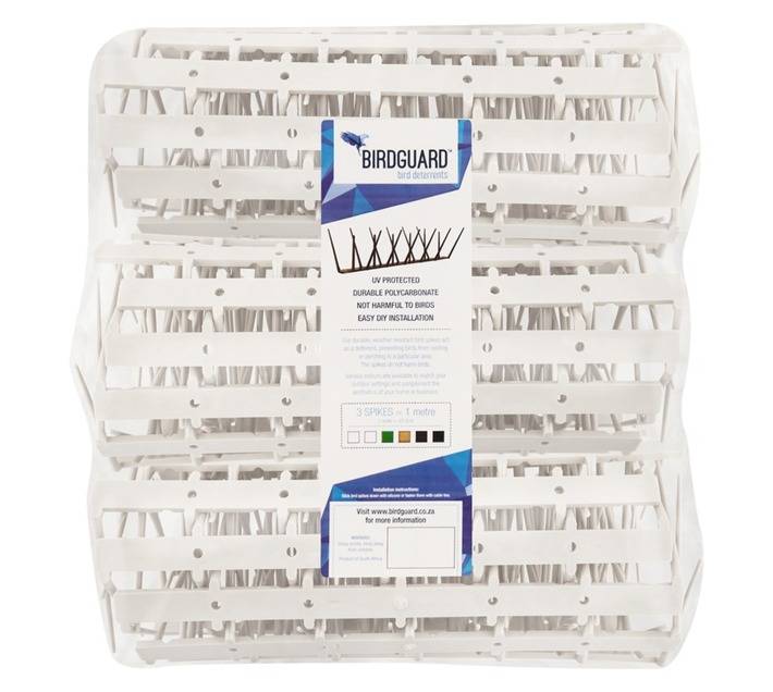 Birdguard 30 x Bird Spikes - White (10m)