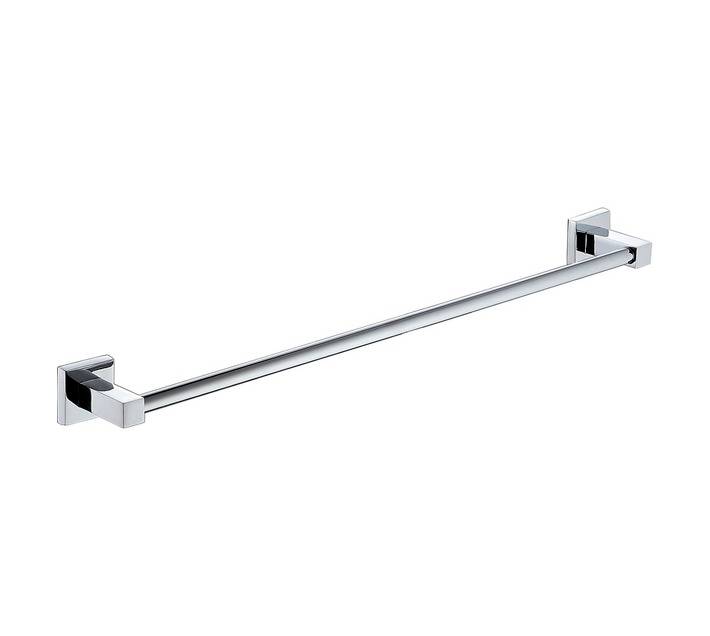 Lusso Verde Single Towel Rail - Chrome (120 x 50 x 750mm)