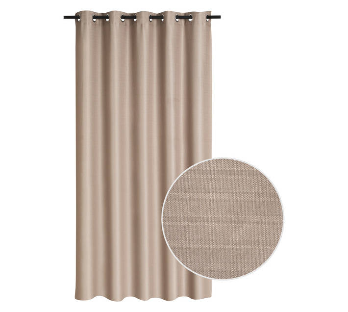 Design House Plain Weave Eyelet Curtain (2300 x 2500mm)