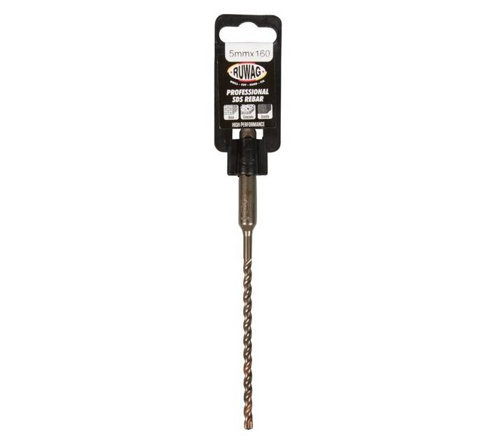 Ruwag 5 x 100 x 160mm SDS ReBar Professional Drill Bit