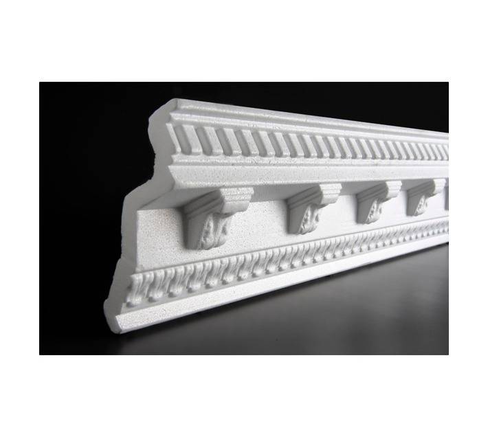 Upper Edge Roman Polystyrene Cornice (2000 x 135 x 100mm)