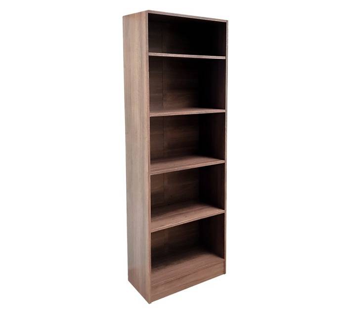 Home and Kitchen Cuba Bookcase - American Walnut (300 x 600 x 1800mm)