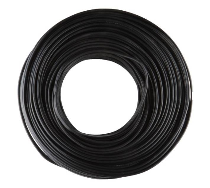 Flat Twin Earth Cable - Black (1.5mm) (Price Per Meter)