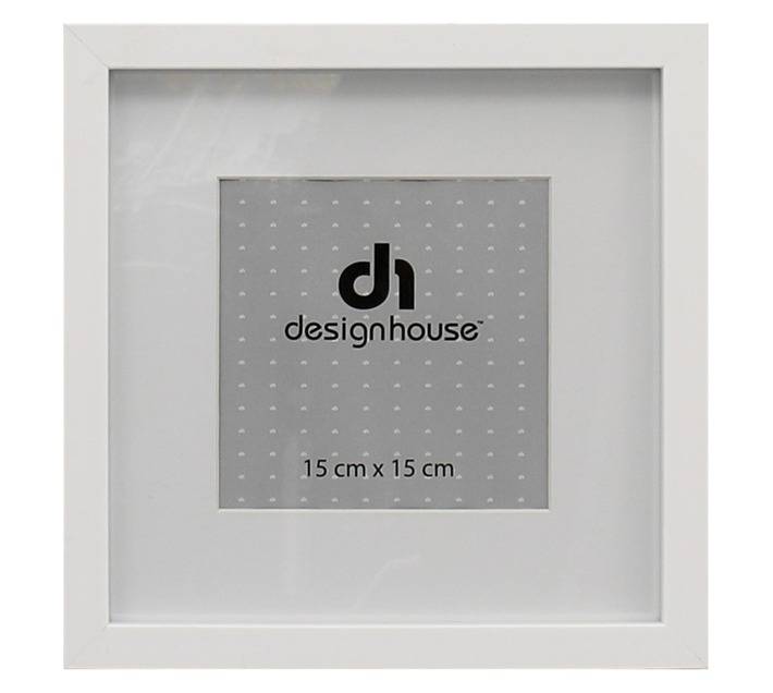 Design House Boxed Photo Frame - White (250 x 250mm)