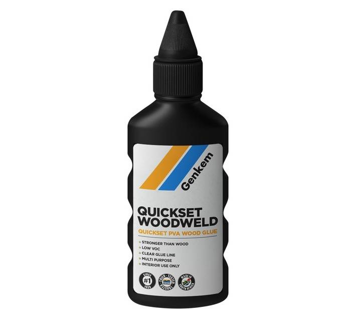 Genkem Quickset Woodweld - White (100ml)
