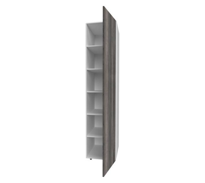 Home and Kitchen Base Unit Wrap Grocery Cabinet - Monument Oak (450mm)