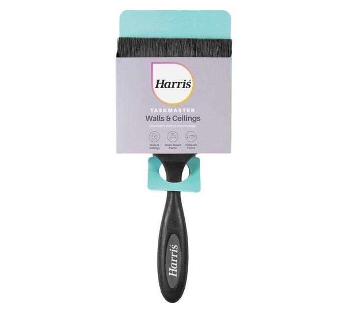 Harris Taskmaster Paintbrush - Black/Orange (100mm)