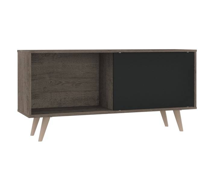 Click Furniture Malaga TV Stand - Rustic Brown/Black (340 x 1900 x 580mm)