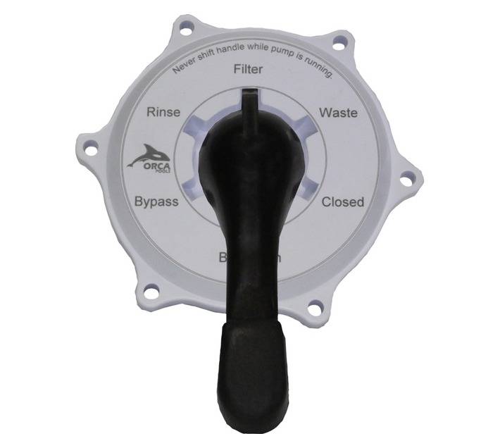 Orca Multi Port Vavle Top and O Ring - White