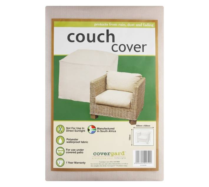 Polyester Single Seat Couch Cover - Beige