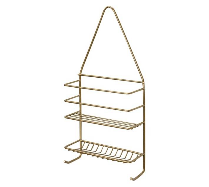Steelcraft Medium Shower Caddy - Gold (205 x 86 x 457mm)