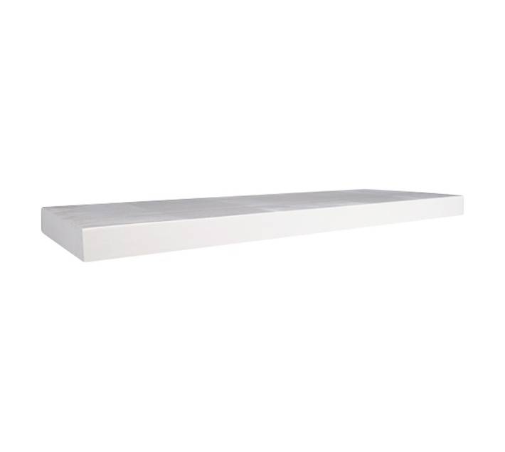 Shelfmate Pine Floating Shelf - White (600 x 200 x 30mm) U0072 WHT/CS6