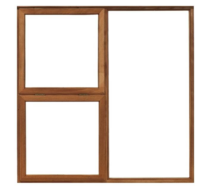Swartland KS2/KS1 Meranti 5 Lite Steel Window Frame (1834 x 1187mm)