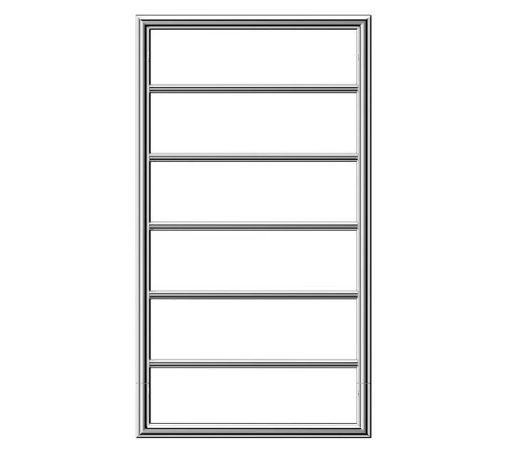 Jeeves ZAT5520R Spartan Boxx Heated Towel Rail (935 x 520mm)