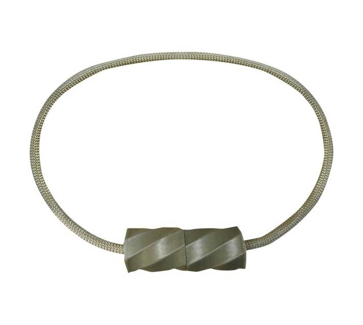 Design House Fabric Magnetic Robe Tieback - Silver
