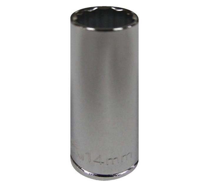 Mastercraft D/Wall Socket 3/8 Inch Dr 12 Pt - Chrome (14mm)