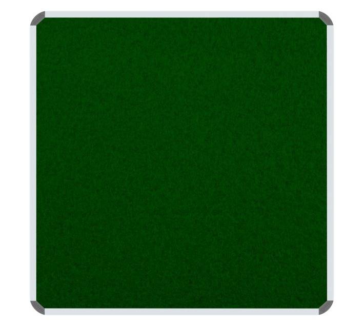 Parrot Products BD0752G Aluminium Frame Information Board - Green (1200 x 1200mm)