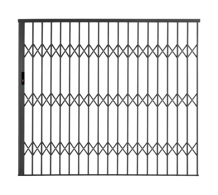 Xpanda Aluglide Security Gate - Charcoal (2500 x 2150mm)