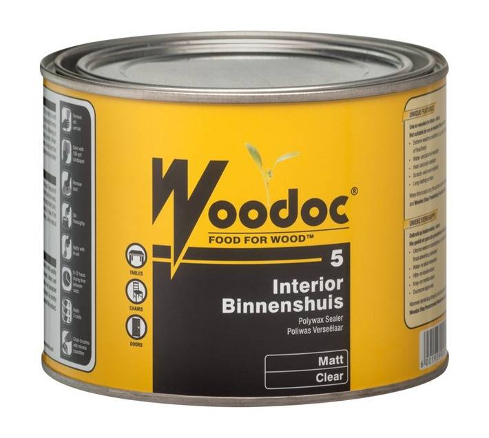 Woodoc 5 Indoor Polywax Sealer - Matt Clear (1L)