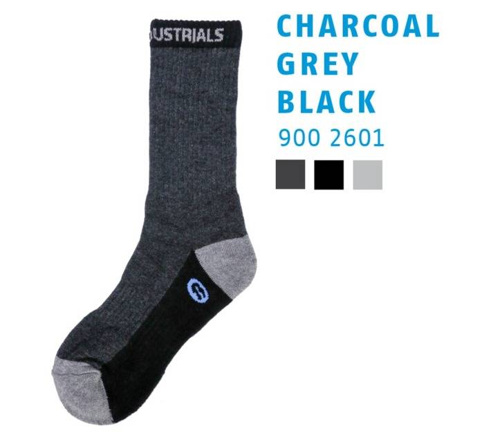 Bata Socks - Charcoal/Black (Size 5-9)