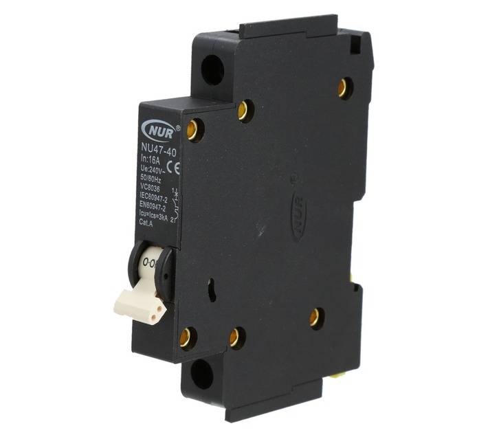NUR Single Pole 3ka 16amp Mini Circuit Breaker