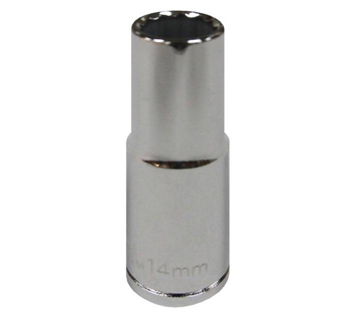 Mastercraft D/Wall Socket 1/2 Inch Dr 12 Pt - Chrome (14mm)