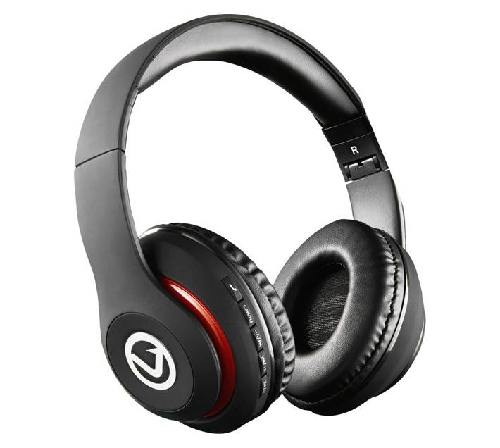 Volkano Impulse Series Bluetooth Headphones - Black