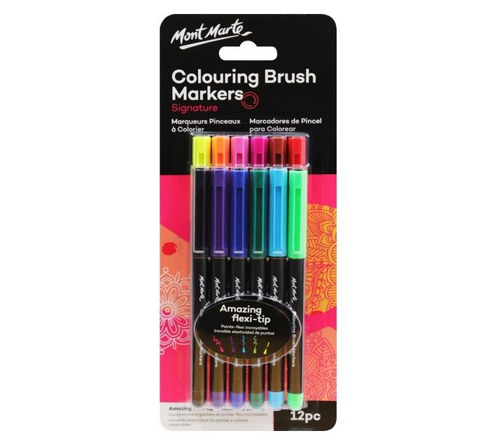 Mont Marte Colouring Brush Markers