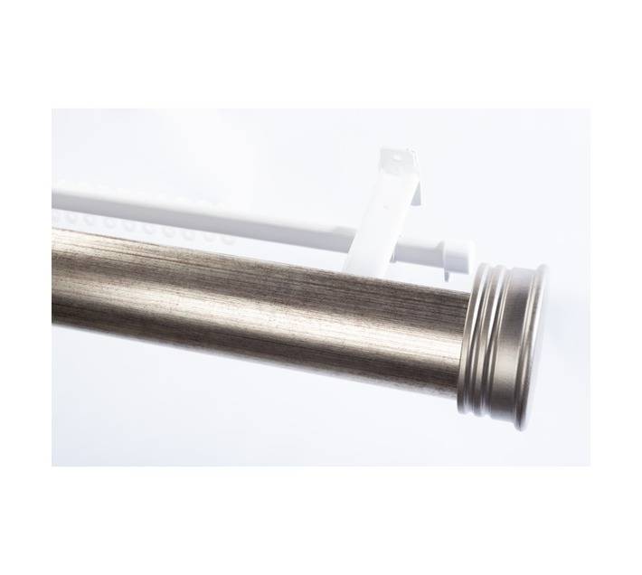Rod and Track Pole End Cap - Silver (3000 x 63 x 3020mm)