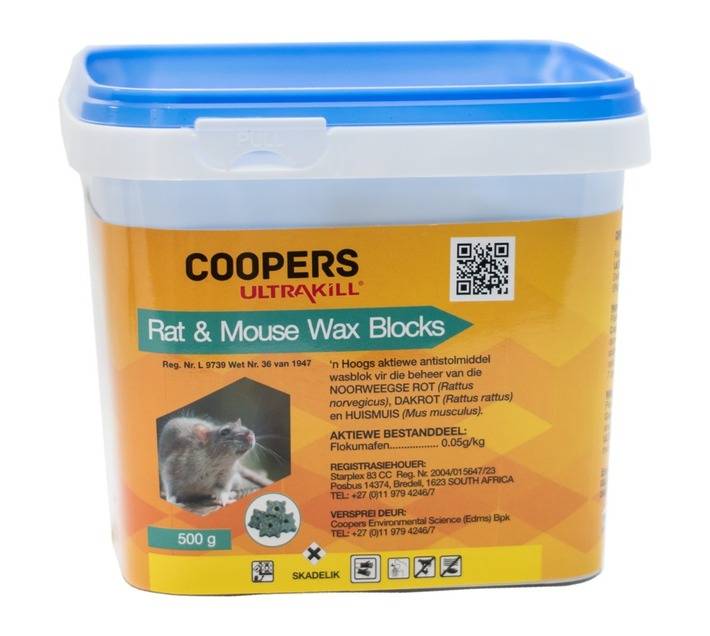 Coopers Ultrakill Rat and Mouse Wax Blocks (500g)